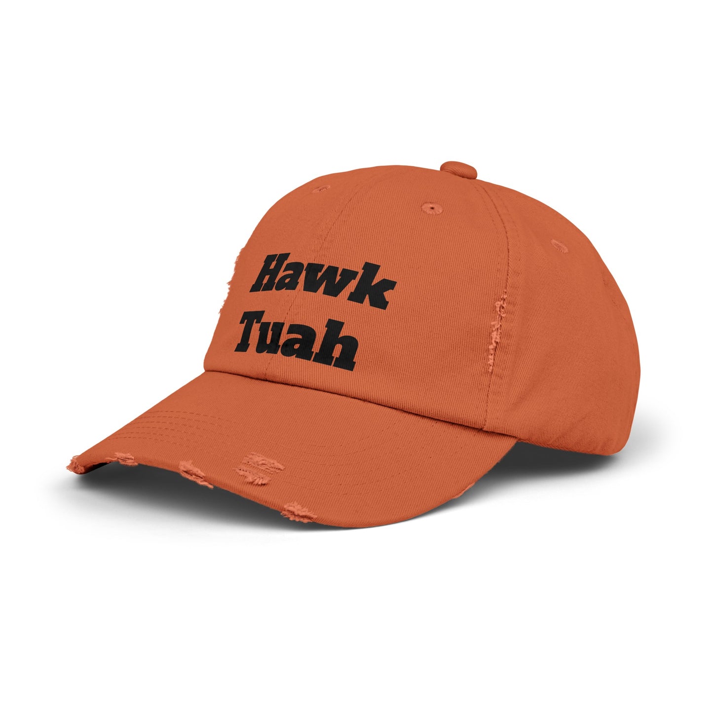 Hawk Tuah - Unisex Distressed Cap by Savage Designs
