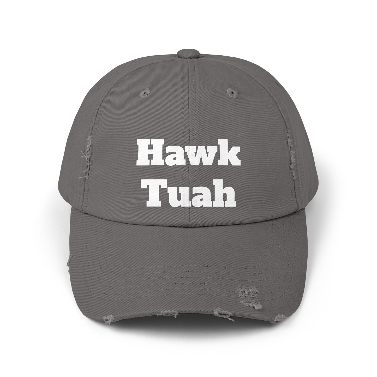 Hawk Tuah - Unisex Distressed Cap by Savage Designs