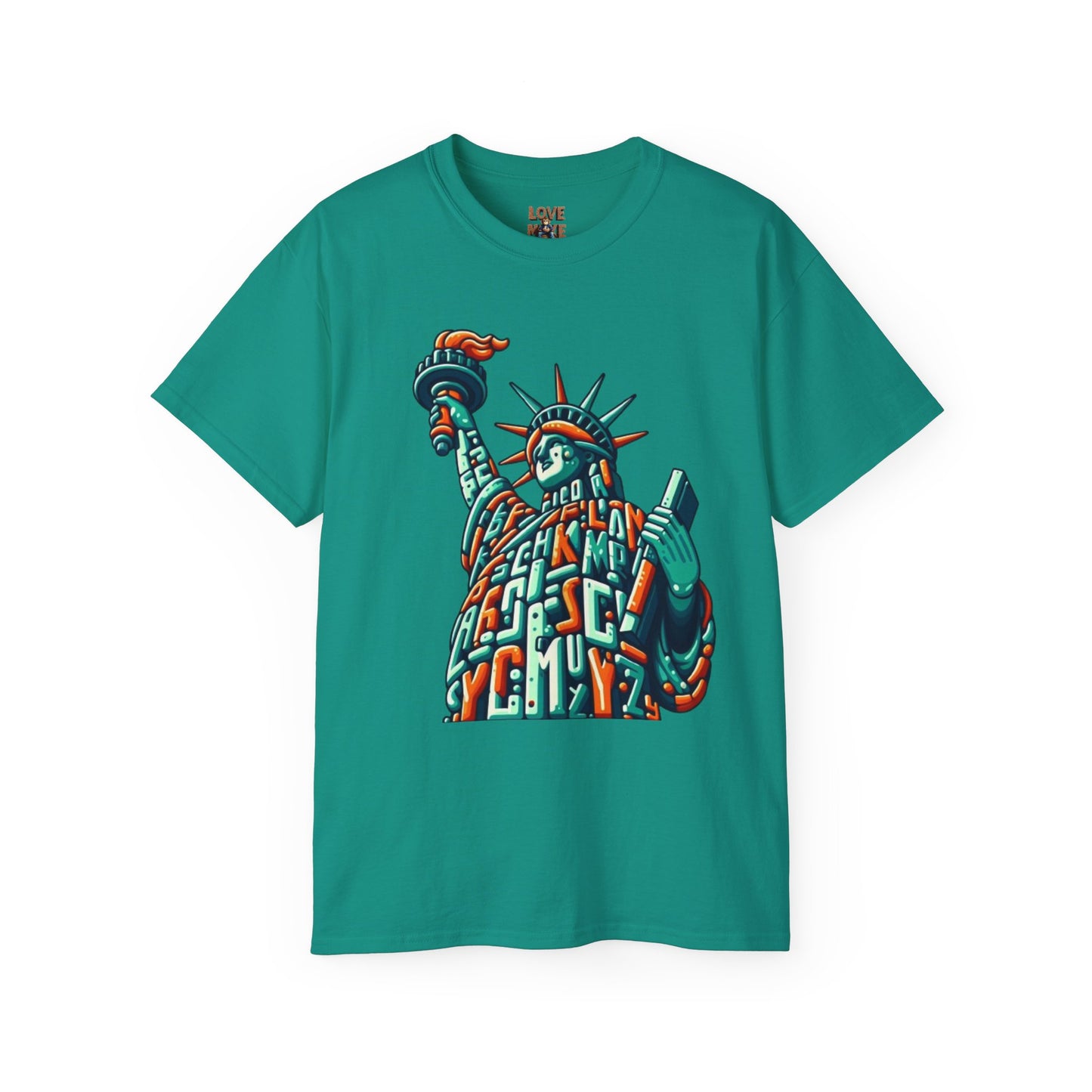 Retro 1970s Statue of Liberty Tee - Unisex Casual Wear T-Shirt - Iconic American Landmark Gift for All Ages