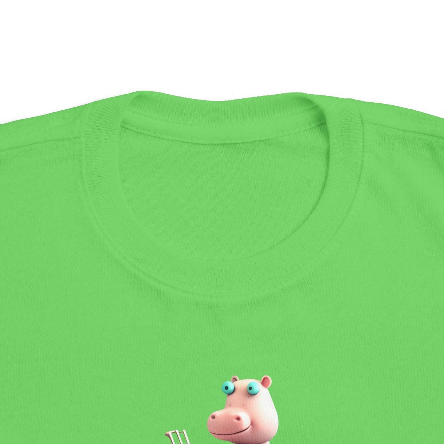 Pink Hippo Toddler's Fine Jersey Tee