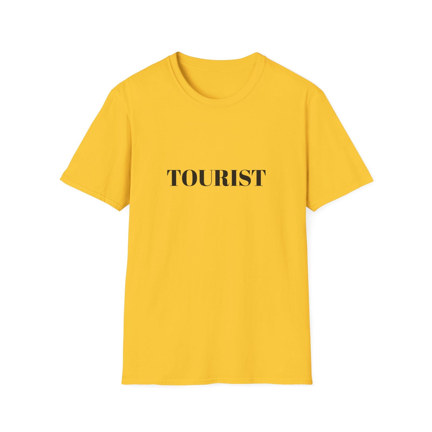 Tourist - 2 Sided Graphic T-Shirt - Rear has dictionary description.