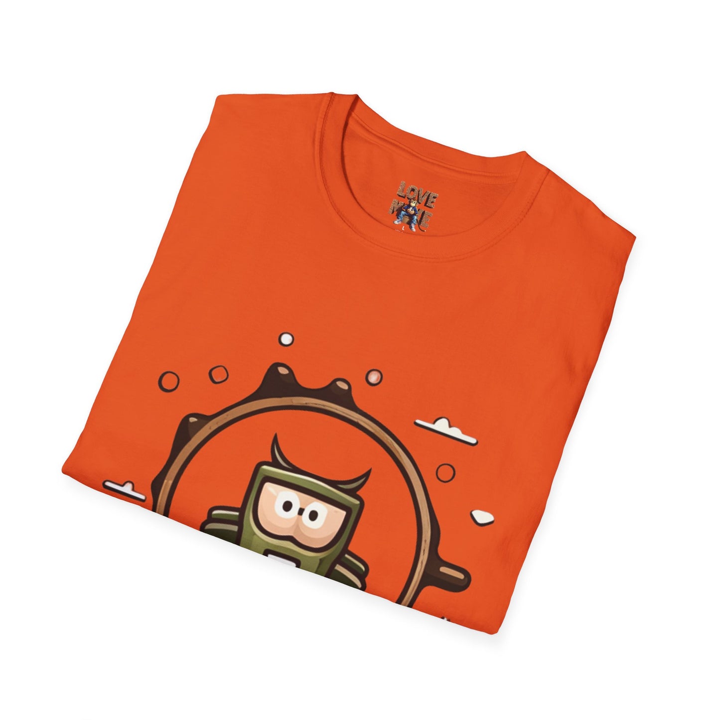 Helmet Explorer Guy Tee - Cool Graphic T-Shirt for Men, Casual Exploration Wear, Great Gift for Travel Enthusiasts