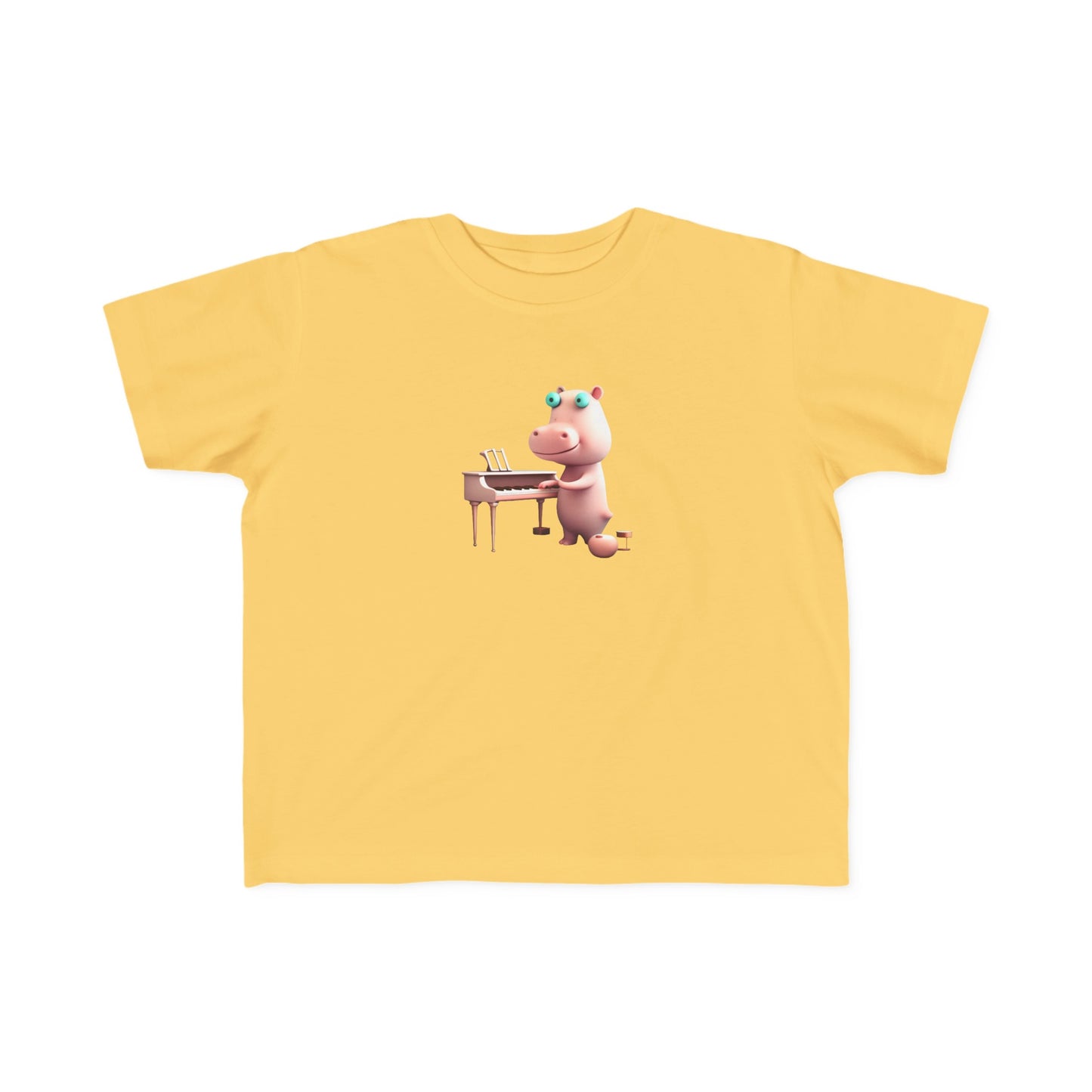 Pink Hippo Toddler's Fine Jersey Tee