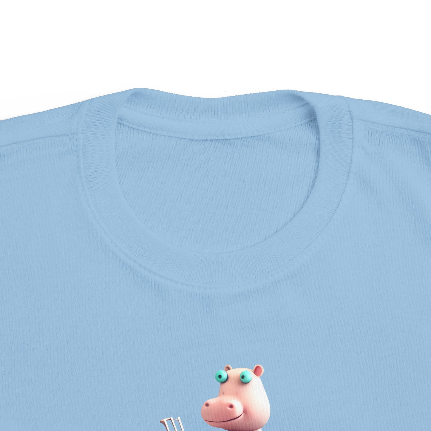 Pink Hippo Toddler's Fine Jersey Tee