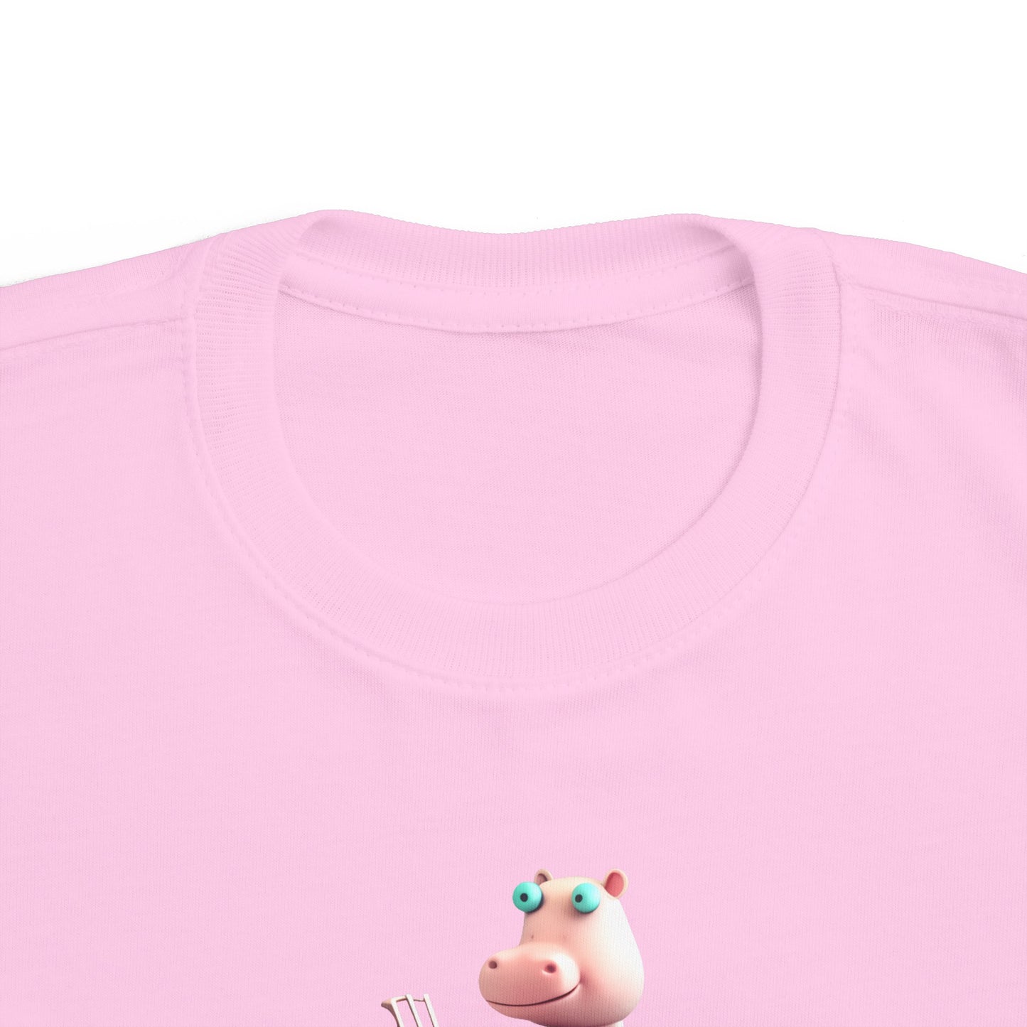 Pink Hippo Toddler's Fine Jersey Tee