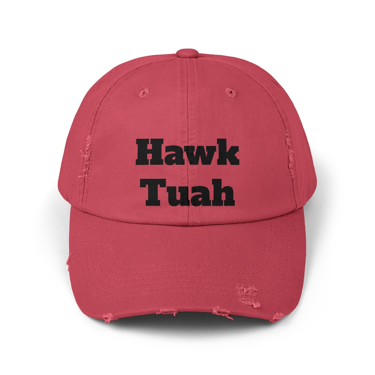 Hawk Tuah - Unisex Distressed Cap by Savage Designs