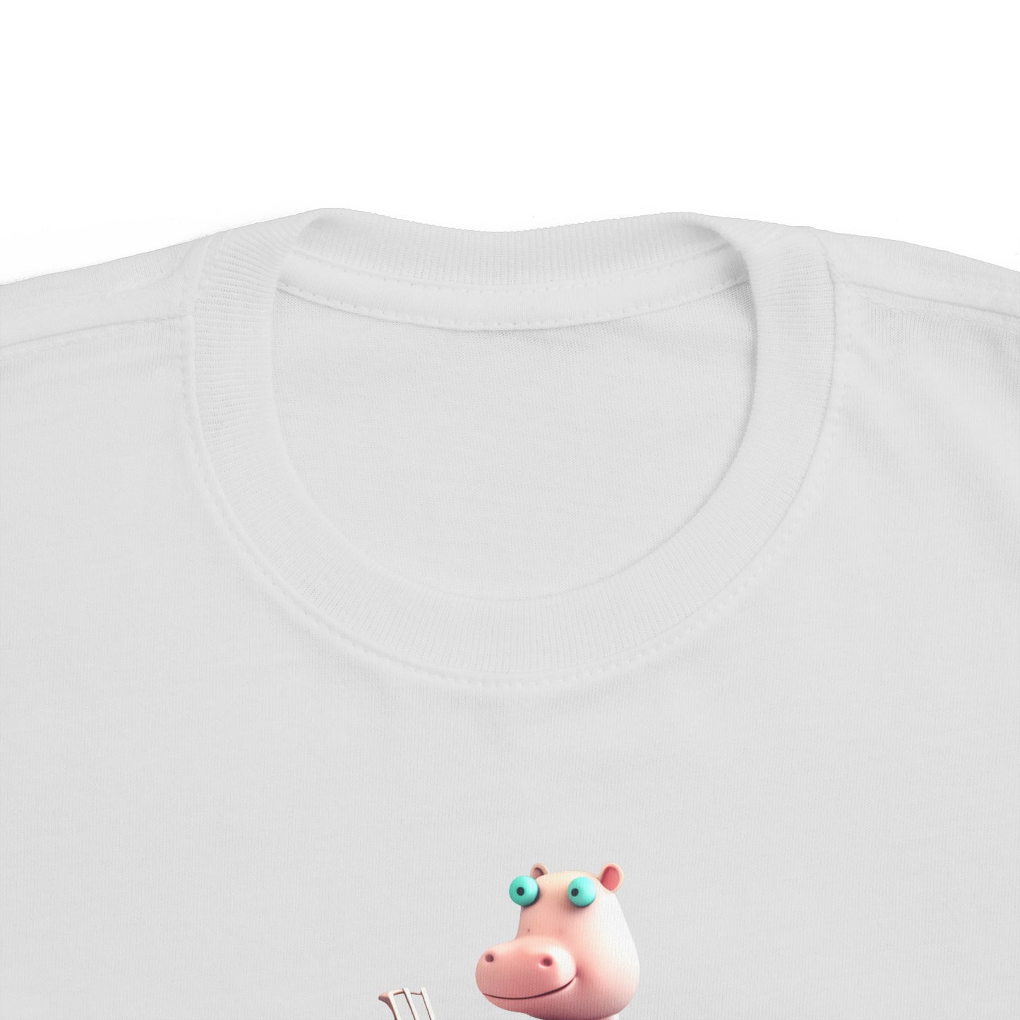 Pink Hippo Toddler's Fine Jersey Tee