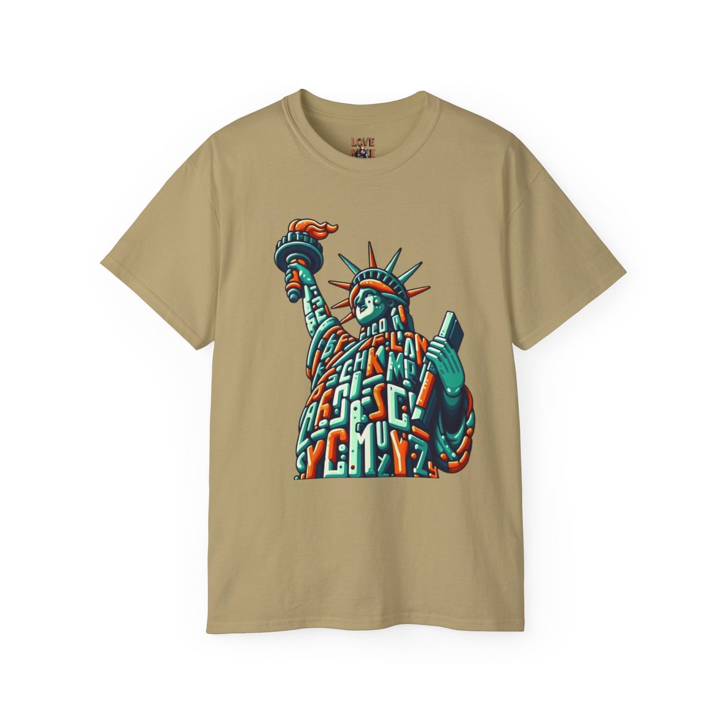 Retro 1970s Statue of Liberty Tee - Unisex Casual Wear T-Shirt - Iconic American Landmark Gift for All Ages