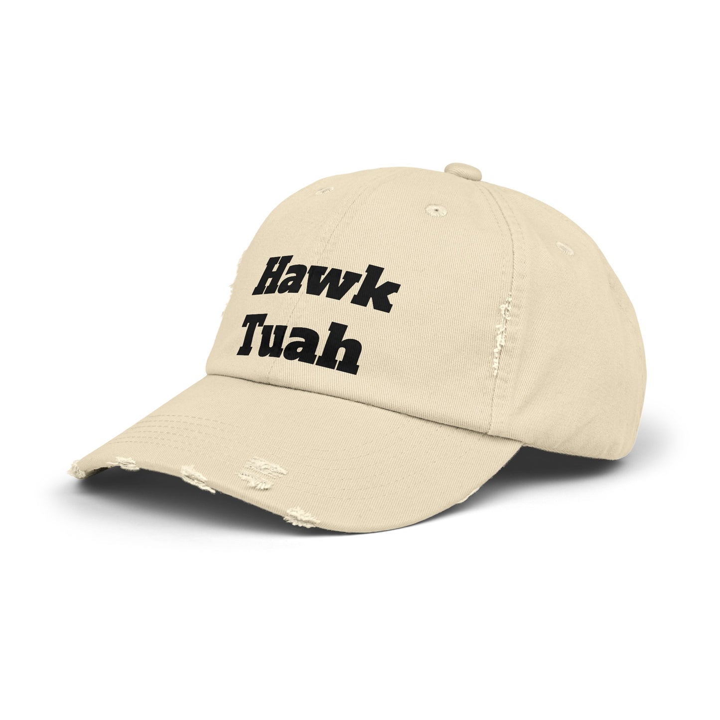 Hawk Tuah - Unisex Distressed Cap by Savage Designs
