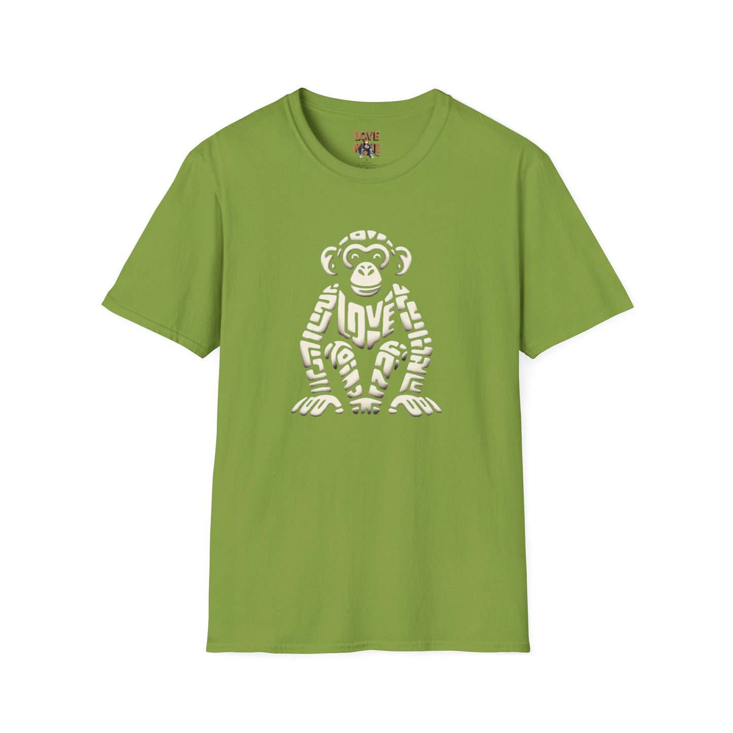 T-shirt - Funky & Stylish Love Monkey Design, Casual Wear for Trendy Fashion Lovers, Perfect Gift for Friends