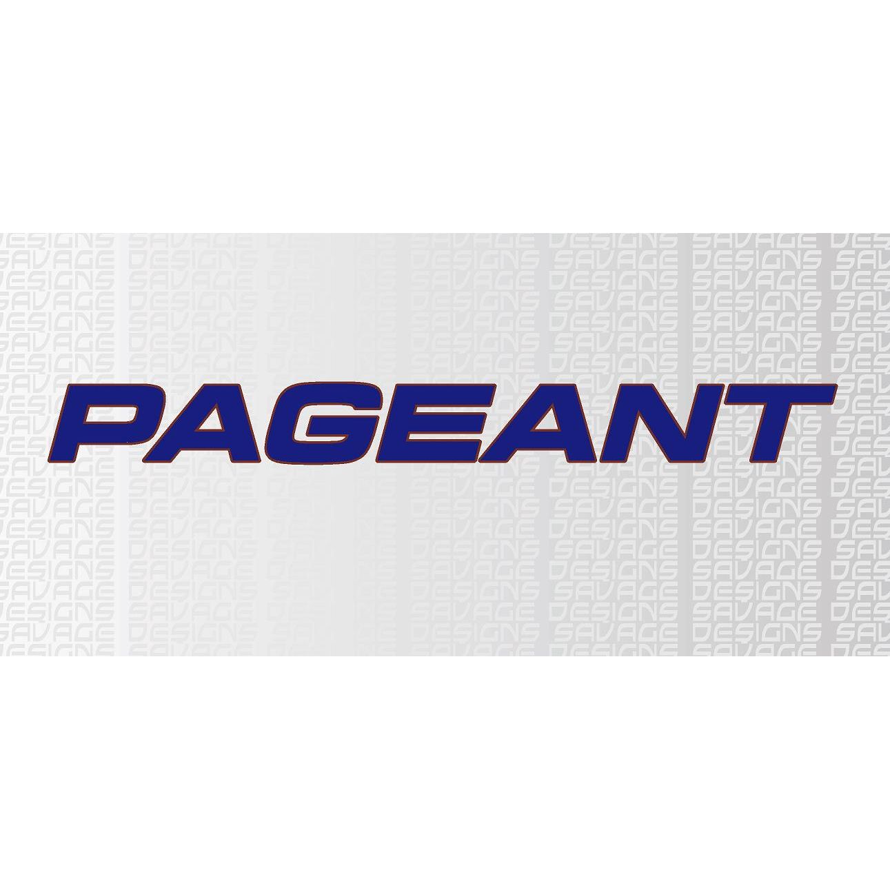 1X Bailey Pageant Blue with Burgandy Border Caravan Decals various sizes