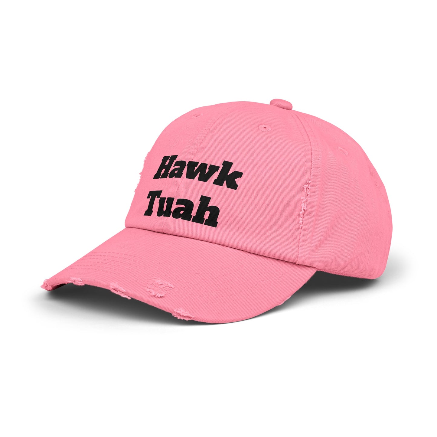 Hawk Tuah - Unisex Distressed Cap by Savage Designs