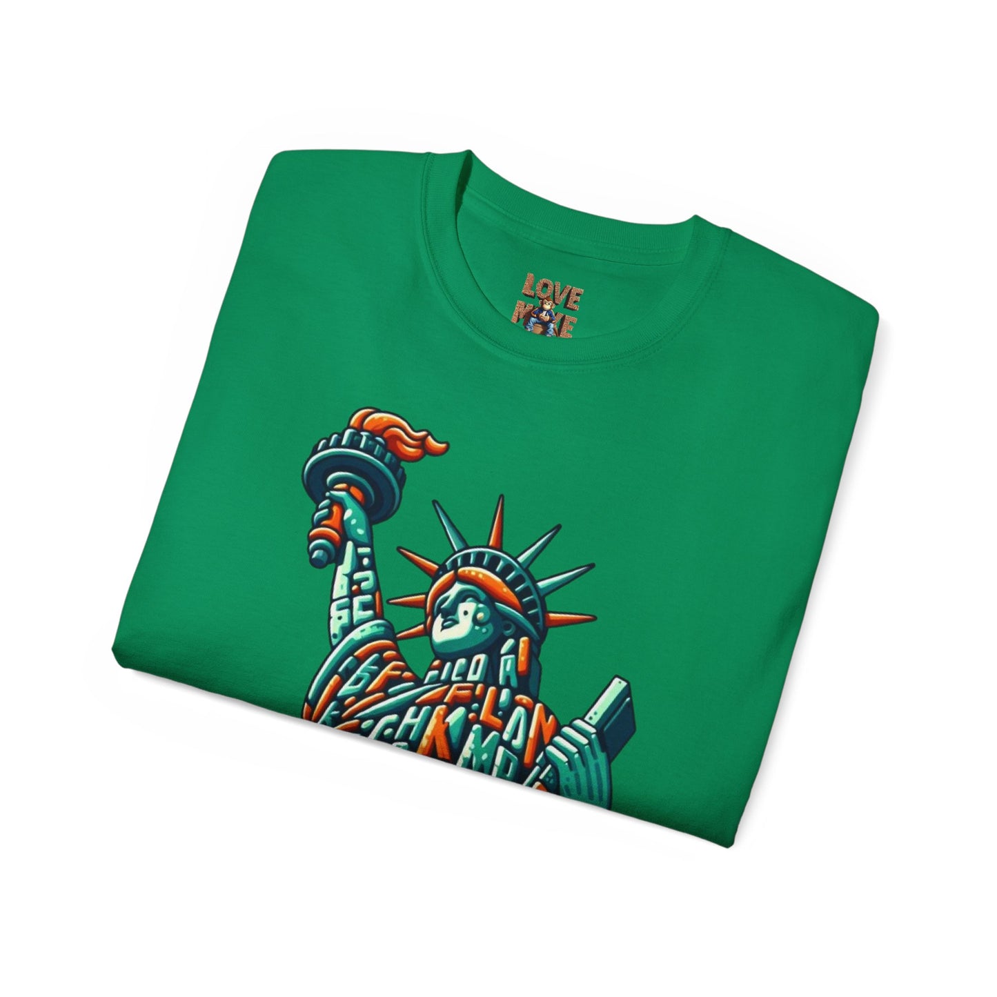 Retro 1970s Statue of Liberty Tee - Unisex Casual Wear T-Shirt - Iconic American Landmark Gift for All Ages
