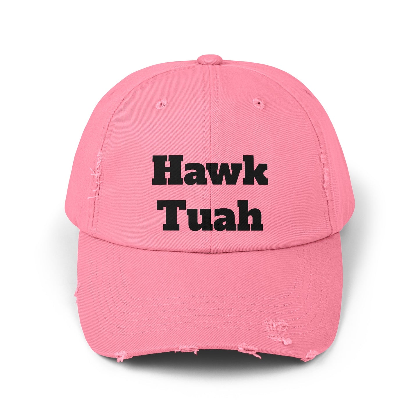 Hawk Tuah - Unisex Distressed Cap by Savage Designs
