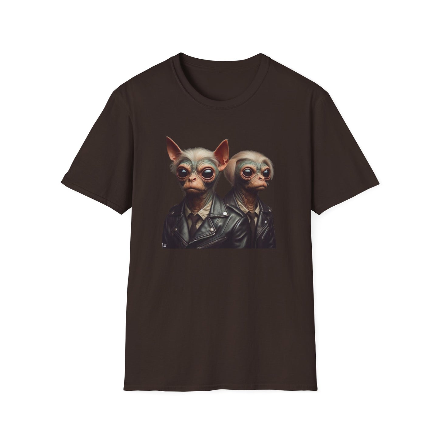 T-Shirt Alien Dog Bounty Hunter, Unique Sci-Fi Graphic Tee, Perfect for Casual Wear, Awesome Birthday Gift for Geeks