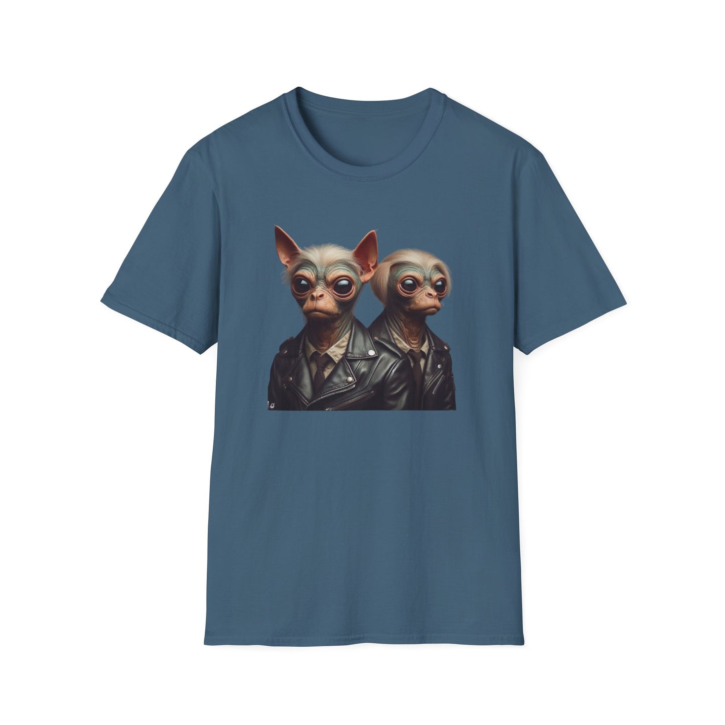T-Shirt Alien Dog Bounty Hunter, Unique Sci-Fi Graphic Tee, Perfect for Casual Wear, Awesome Birthday Gift for Geeks