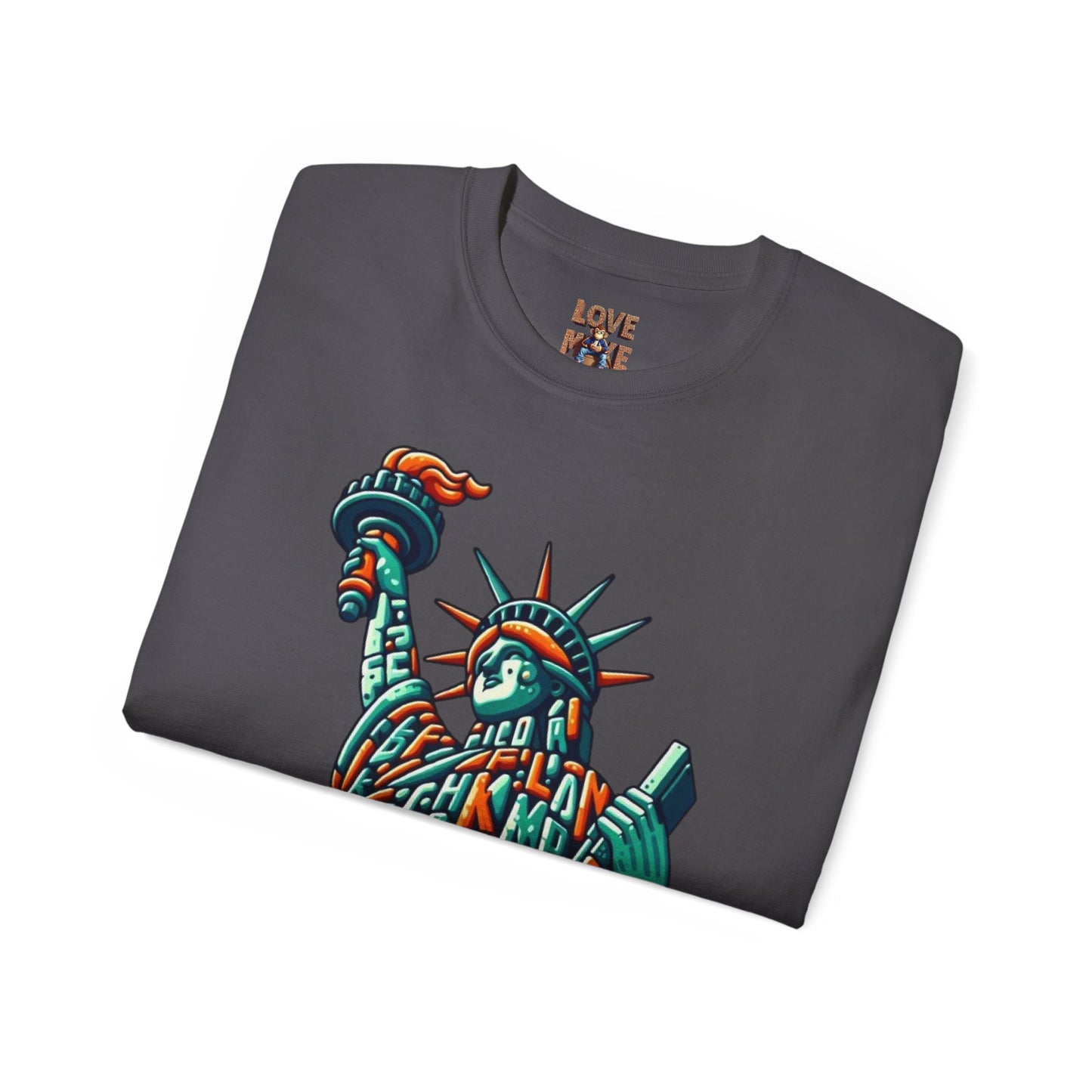 Retro 1970s Statue of Liberty Tee - Unisex Casual Wear T-Shirt - Iconic American Landmark Gift for All Ages
