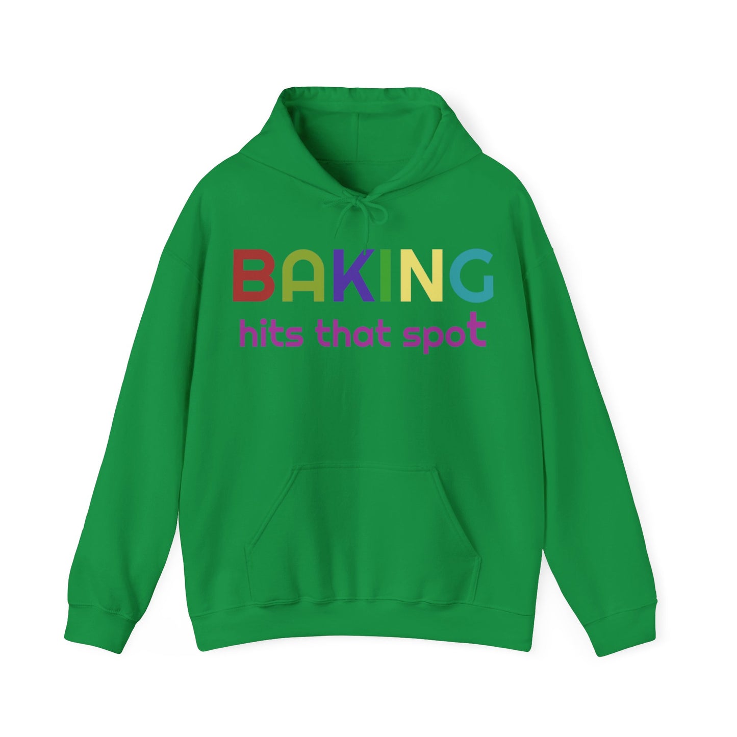 Hooded Sweatshirt for Bakers - Unisex Heavy Blend™ Baking Hits That Spot Design, Cozy Gift for Cooking Lovers