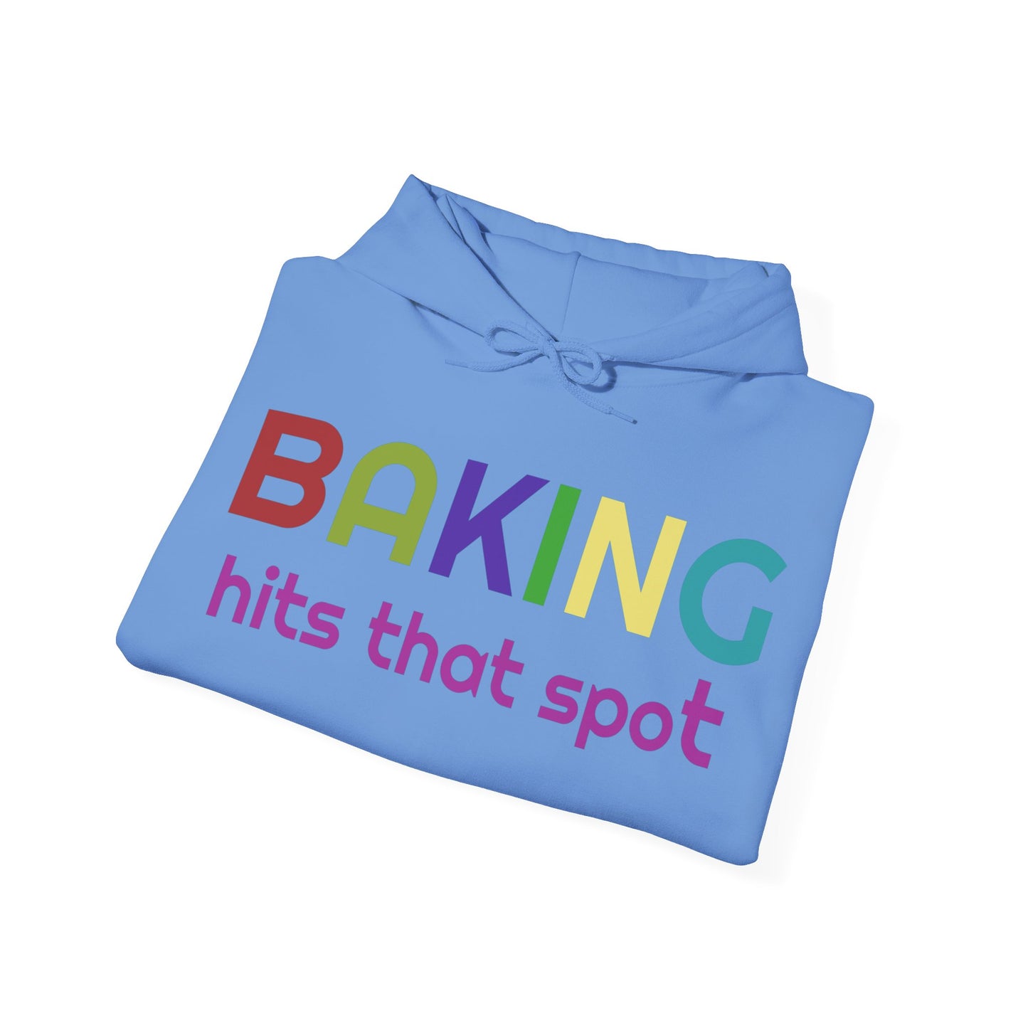Hooded Sweatshirt for Bakers - Unisex Heavy Blend™ Baking Hits That Spot Design, Cozy Gift for Cooking Lovers