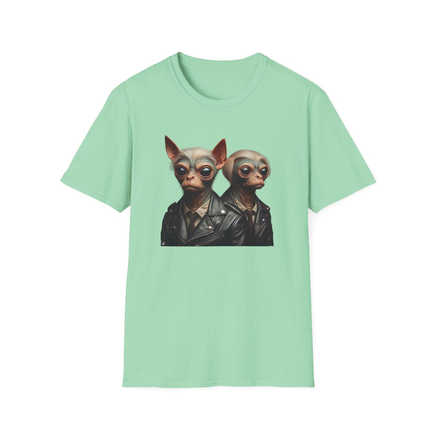 T-Shirt Alien Dog Bounty Hunter, Unique Sci-Fi Graphic Tee, Perfect for Casual Wear, Awesome Birthday Gift for Geeks