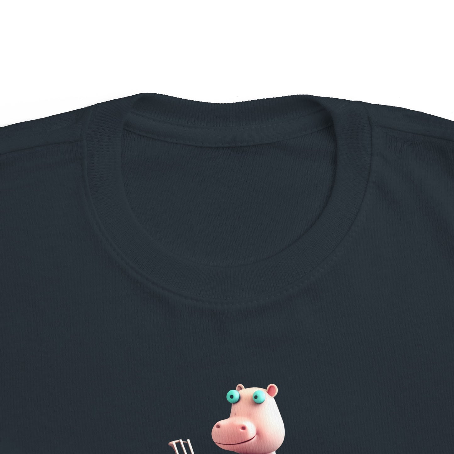 Pink Hippo Toddler's Fine Jersey Tee
