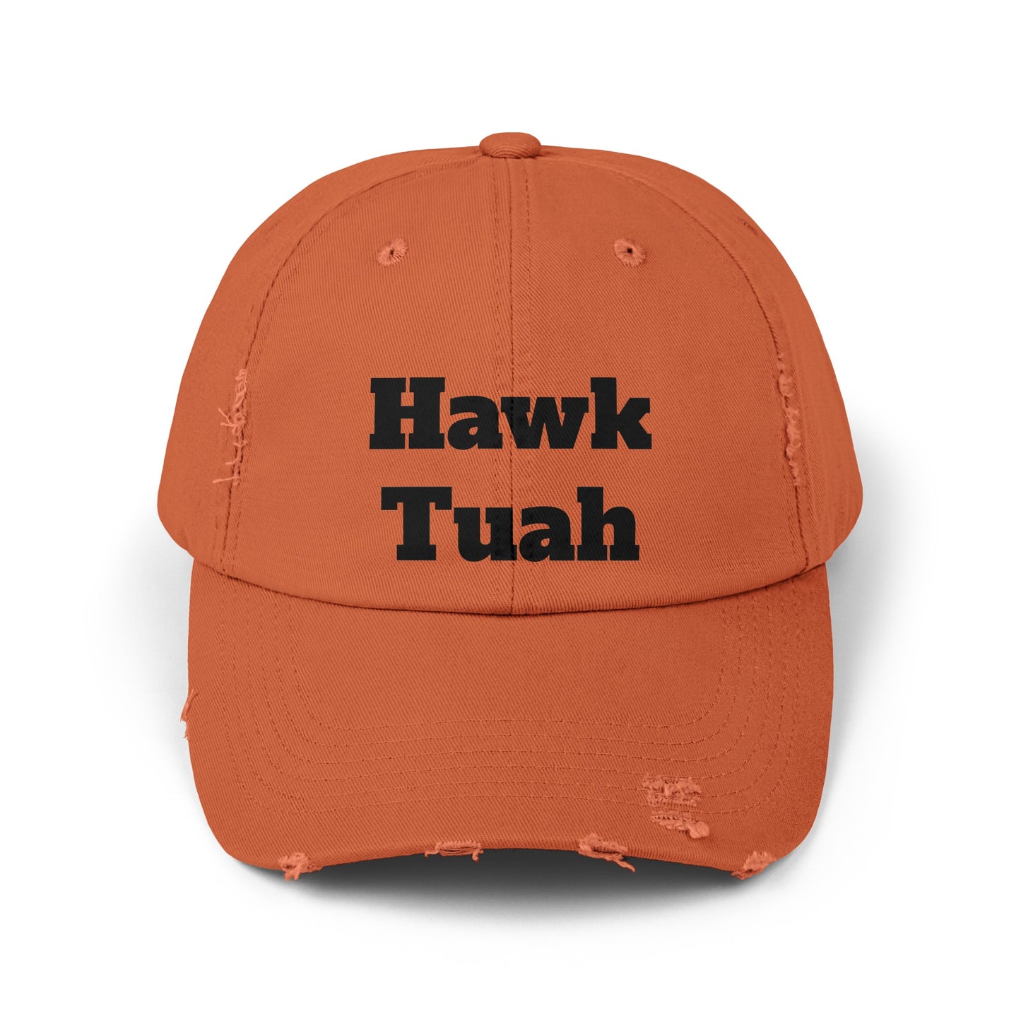 Hawk Tuah - Unisex Distressed Cap by Savage Designs