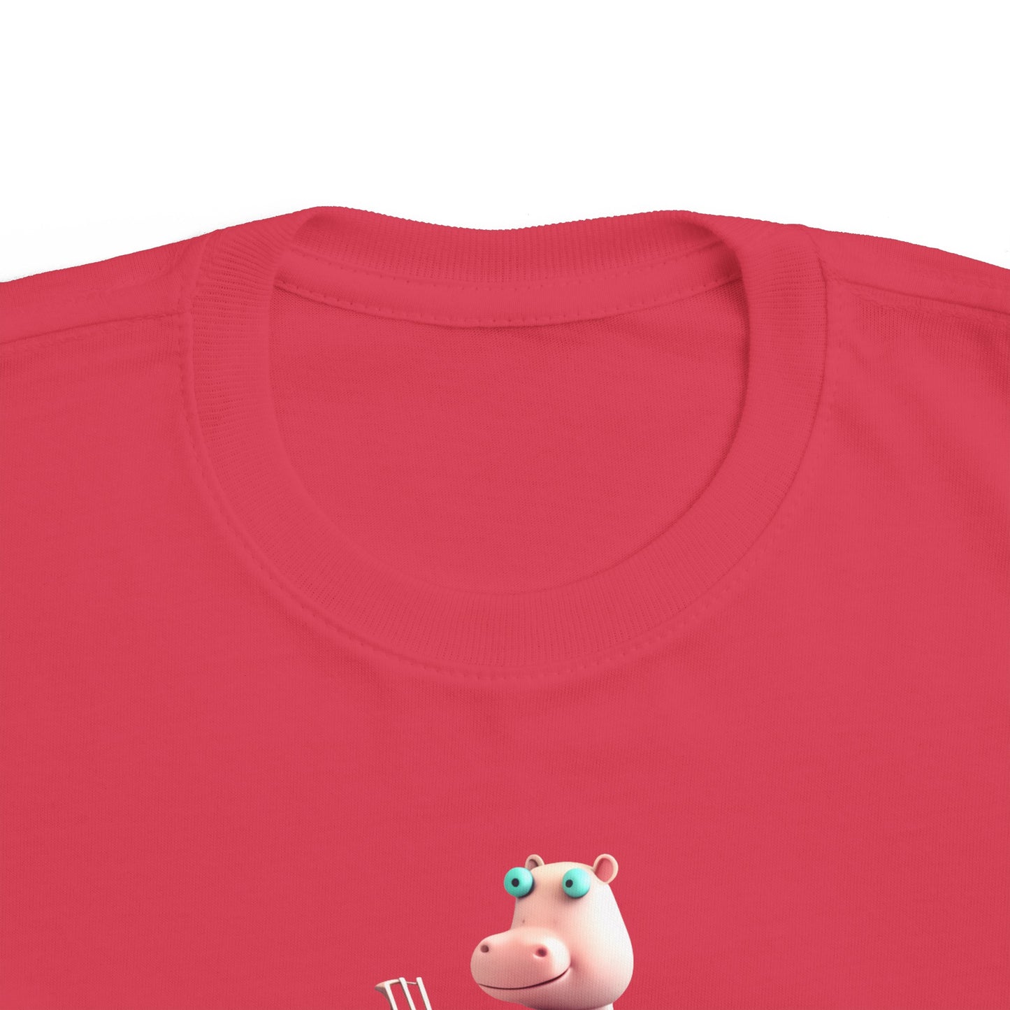 Pink Hippo Toddler's Fine Jersey Tee