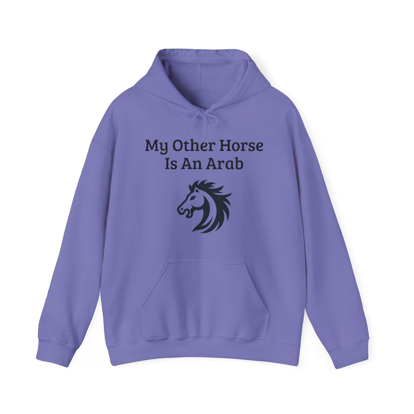 My Other Horse Is An Arab - Equestrian Humour Hooded Sweatshirt