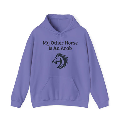 My Other Horse Is An Arab - Equestrian Humour Hooded Sweatshirt