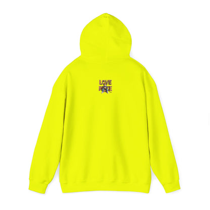 Love Monkey 70's Surfer Hoodie, Stylish Surfer Graphic Hoodie, Ideal for Beach Adventures, Unique Gift for Surf Enthusiasts
