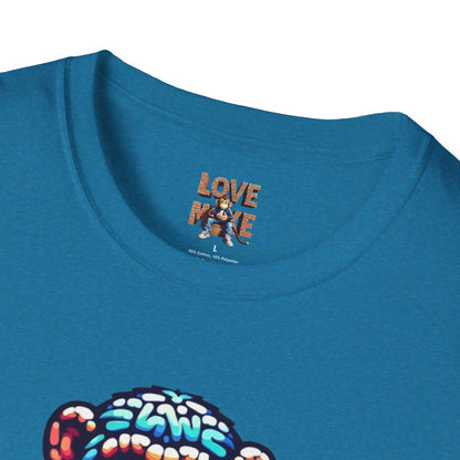 Love Monkey T-Shirt - Unisex Softstyle Tee - Playful Everyday Wear - Great Gift for Him & Her