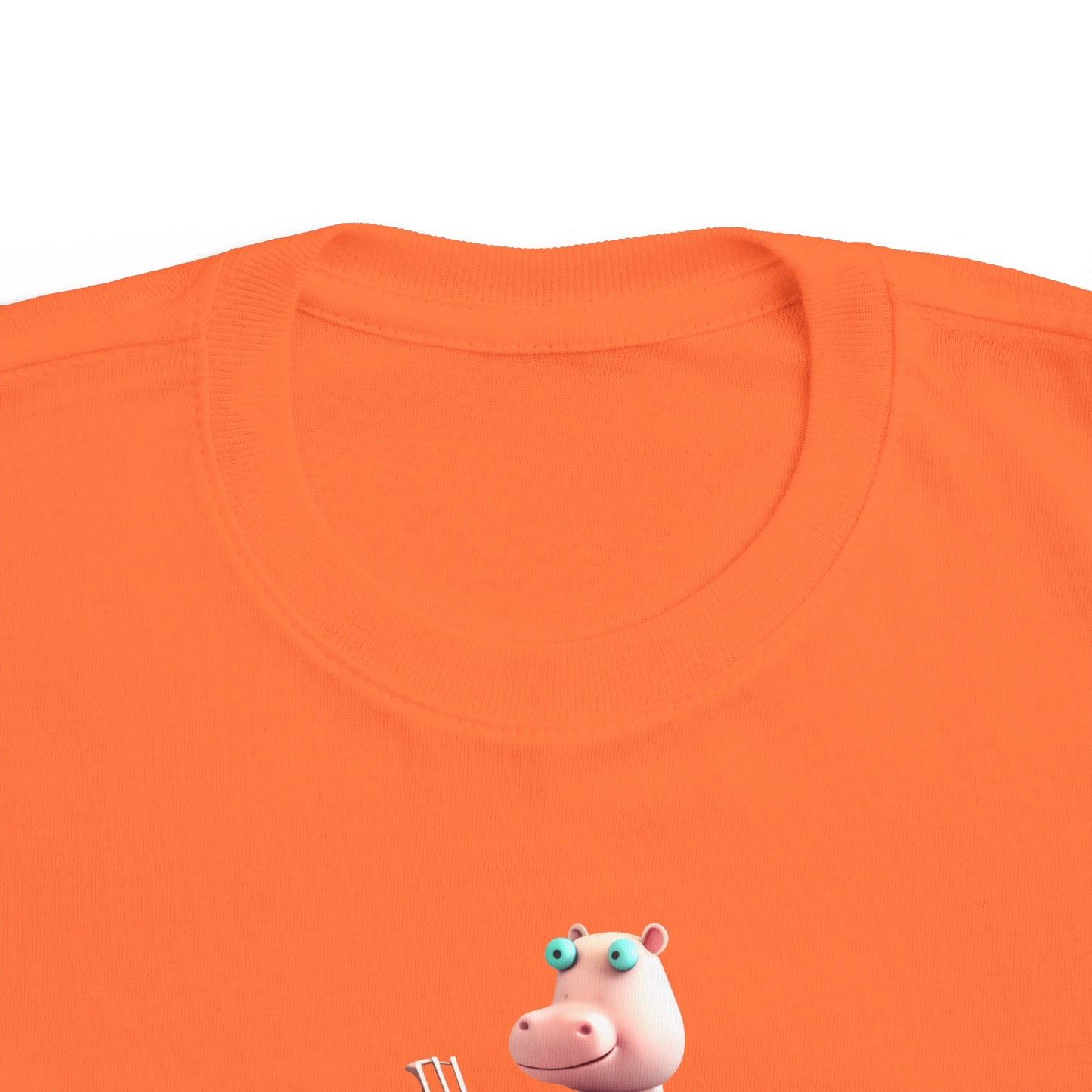 Pink Hippo Toddler's Fine Jersey Tee