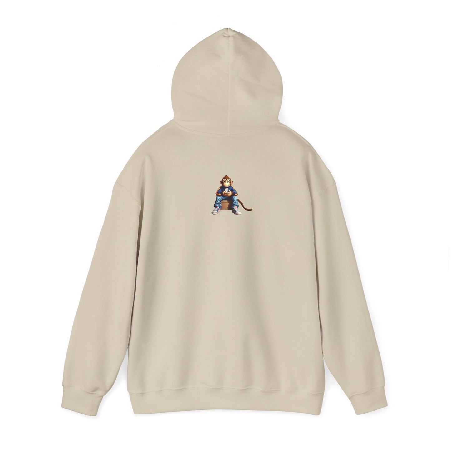 Designer Love Monkey Hoodie - Cool Graphic Animal Top, Ideal for Casual Outfits, Designer Hoodie Active