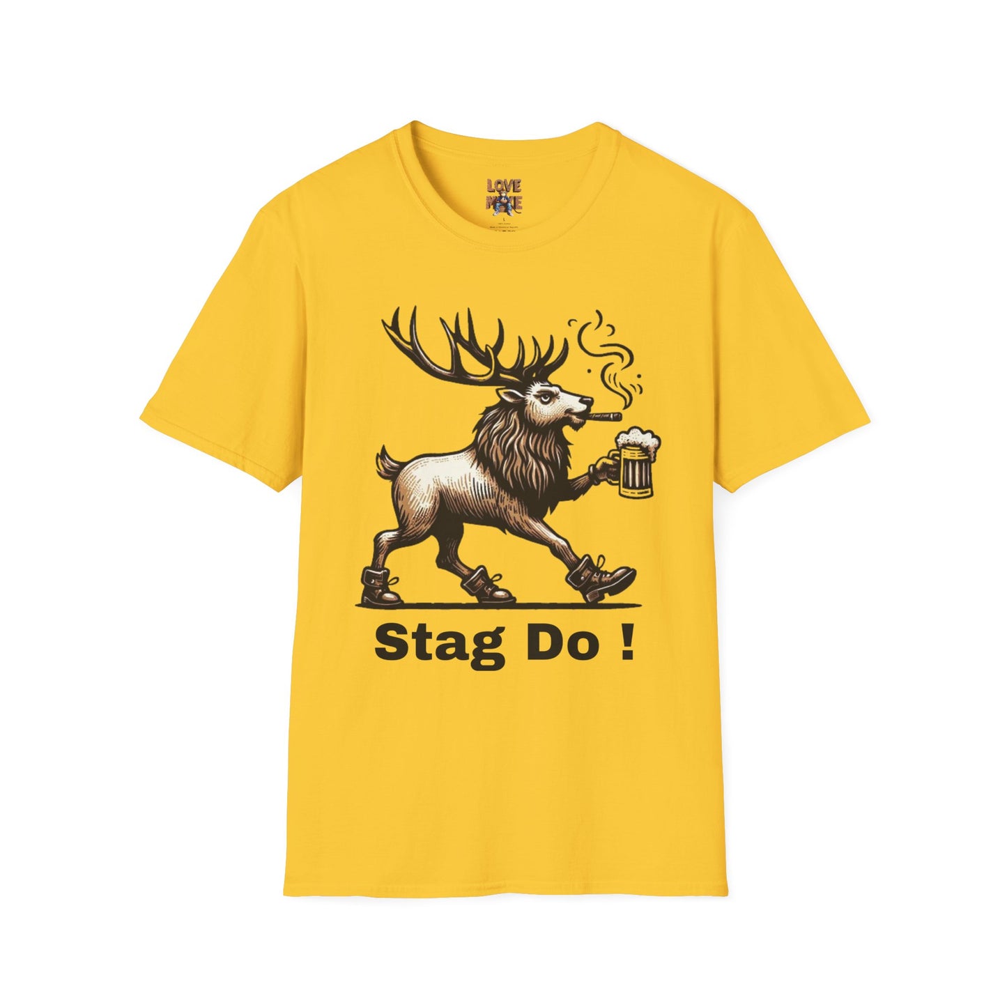 Stag Do T-Shirt - Customizable Bachelor Party Tee, Fun Groomsmen T Shirt Outfit, Perfect Gift for Groom-to-be