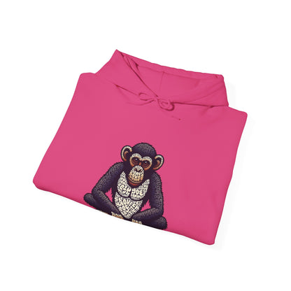 Designer Love Monkey Hoodie - Cool Graphic Animal Top, Ideal for Casual Outfits, Designer Hoodie