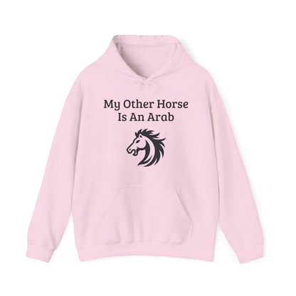 My Other Horse Is An Arab - Equestrian Humour Hooded Sweatshirt