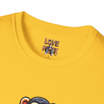 Love Monkey T-Shirt - Unique Designer Graphic Tee, Perfect Casual Wear, Ideal Designer Wear Gift