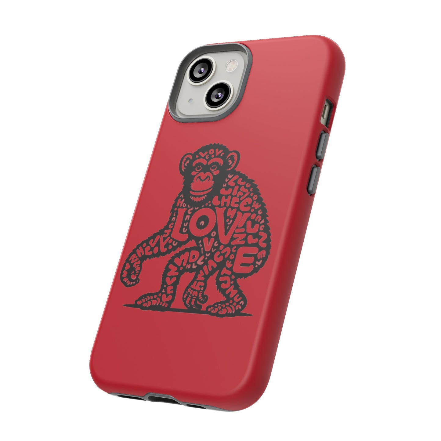 Love Monkey Limited Edition iPhone Tough Case, Fun & Sturdy Protection, Original Design for You, Your Best Friend, Just Because Gift