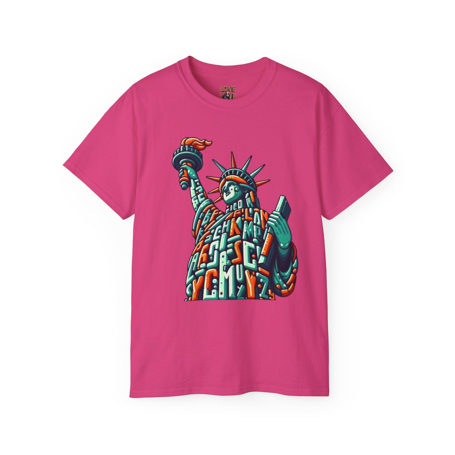 Retro 1970s Statue of Liberty Tee - Unisex Casual Wear T-Shirt - Iconic American Landmark Gift for All Ages