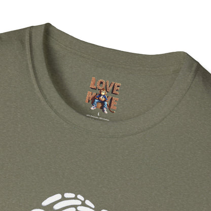 Designer Love Monkey T-Shirt - Fun Graphic Animal Top, Ideal for Casual Outfits, Designer Shirt