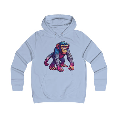 Hoodie with Love Monkey Design, Unisex Premium Crewneck, Stylish & Comfortable Outfit, Great Gift for Friends or Loved Ones