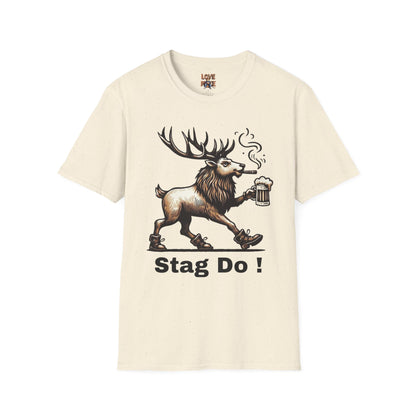 Stag Do T-Shirt - Customizable Bachelor Party Tee, Fun Groomsmen T Shirt Outfit, Perfect Gift for Groom-to-be