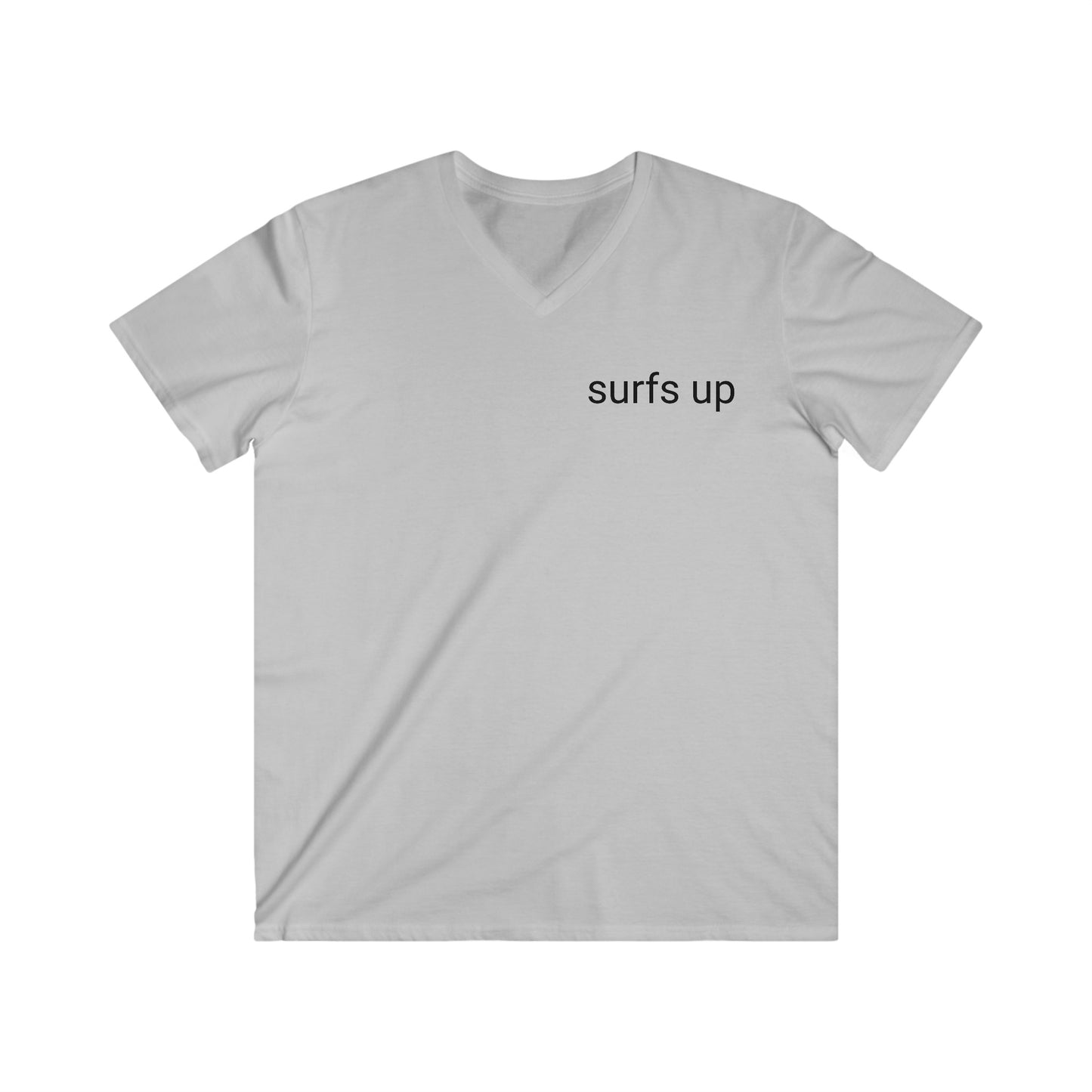 Surfing T-Shirt Surfs Up - Unisex Softstyle Tee, Perfect for Beach Lovers & Water Sports Enthusiasts, Great Gift Idea