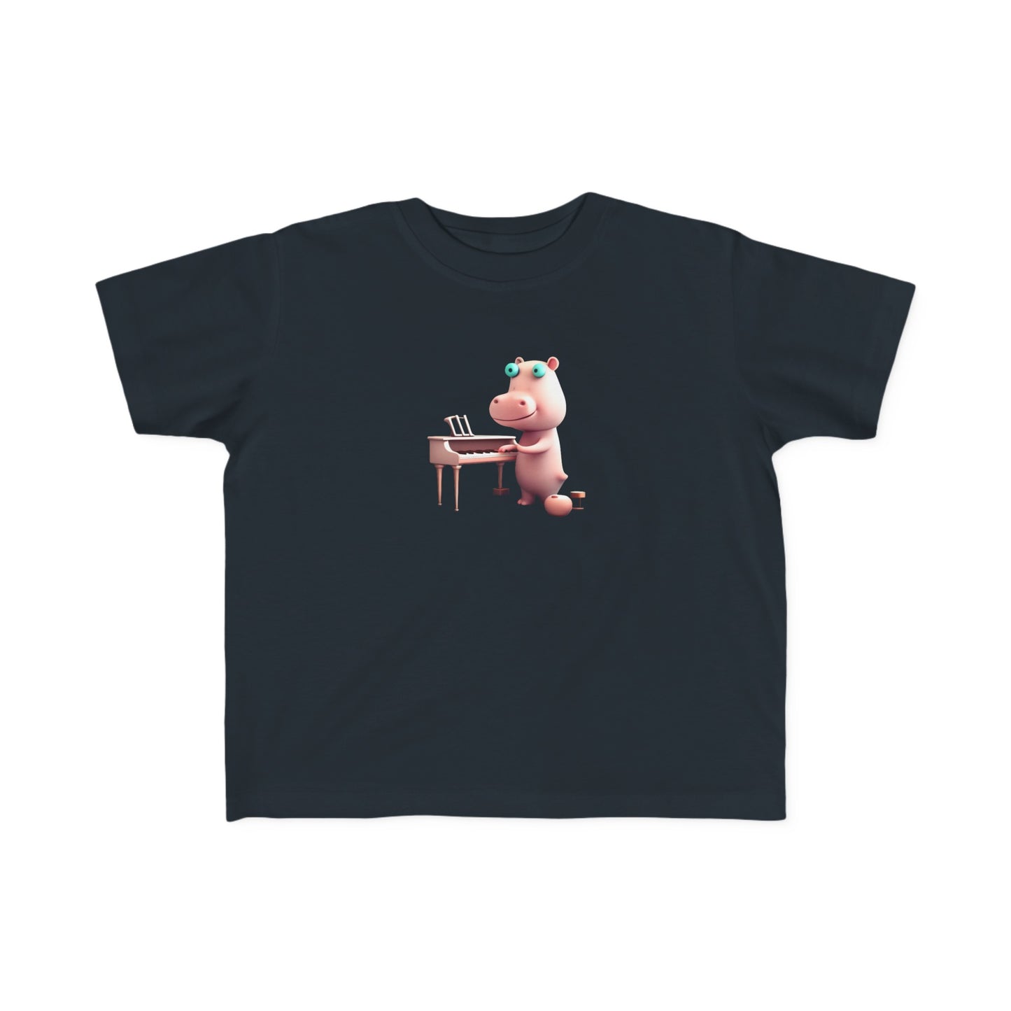 Pink Hippo Toddler's Fine Jersey Tee