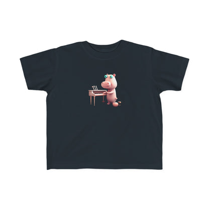 Pink Hippo Toddler's Fine Jersey Tee