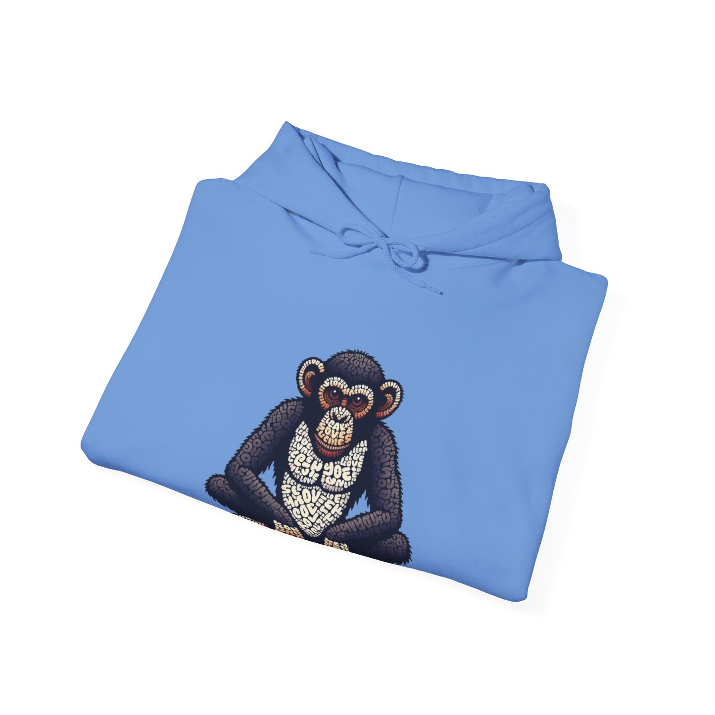 Designer Love Monkey Hoodie - Cool Graphic Animal Top, Ideal for Casual Outfits, Designer Hoodie