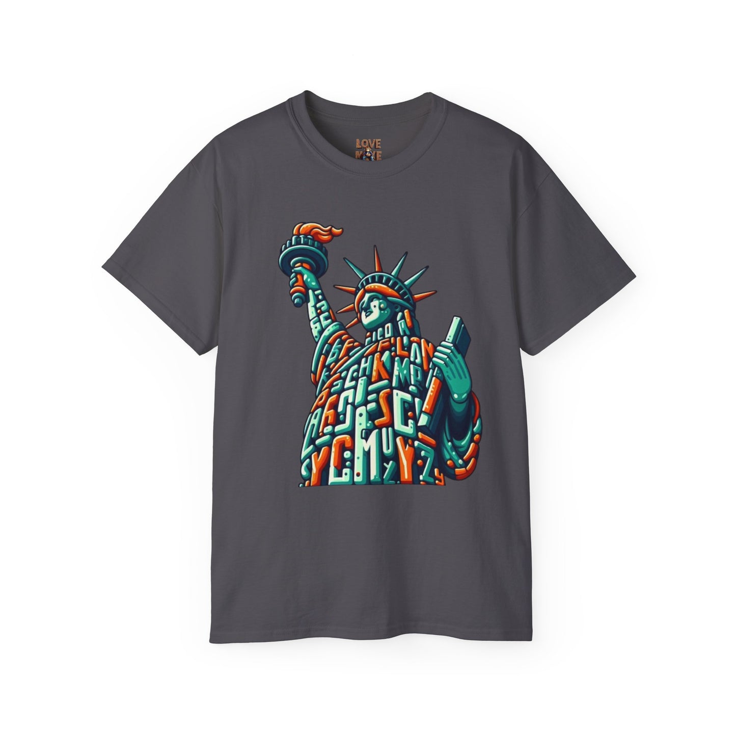 Retro 1970s Statue of Liberty Tee - Unisex Casual Wear T-Shirt - Iconic American Landmark Gift for All Ages