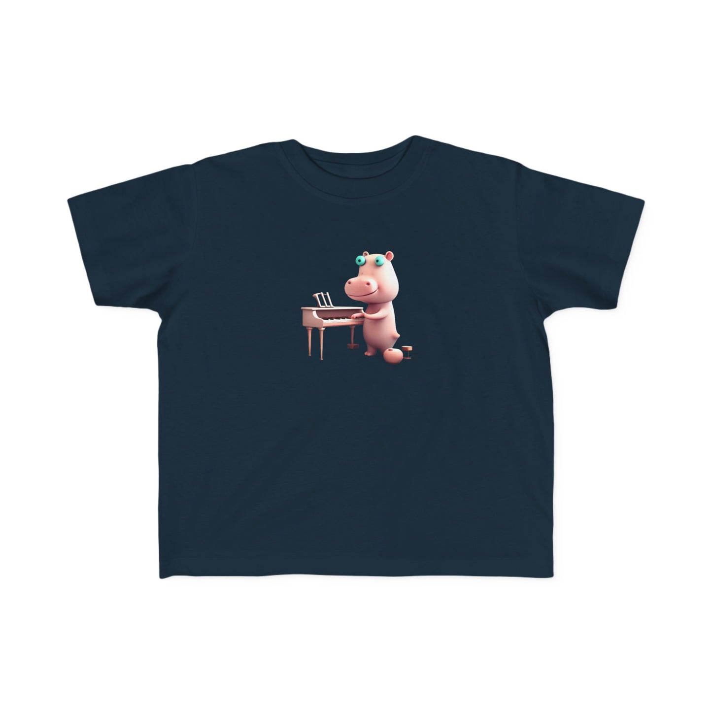Pink Hippo Toddler's Fine Jersey Tee