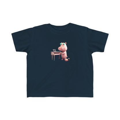 Pink Hippo Toddler's Fine Jersey Tee