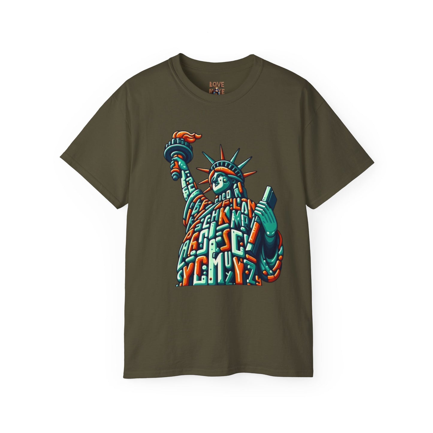 Retro 1970s Statue of Liberty Tee - Unisex Casual Wear T-Shirt - Iconic American Landmark Gift for All Ages